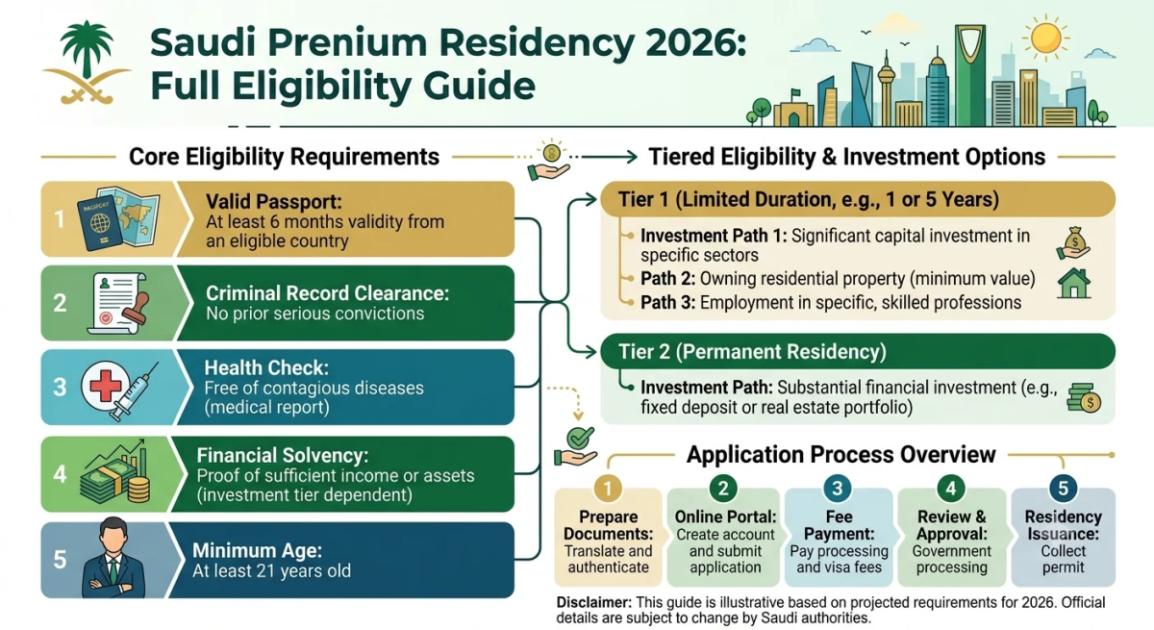 Saudi Premium Residency 2026: Full Eligibility Guide